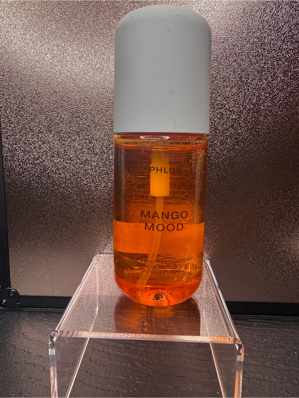 PHLUR Mango Mood Hair & Body Fragrance Mist - Travel Size 3 oz / 90 mL